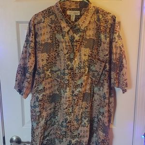 Tori Richard 2XL Lawn Shirt